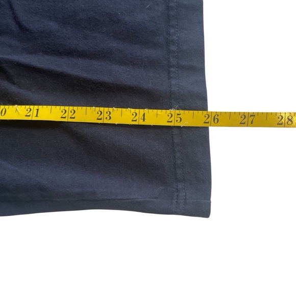 Atlanta Braves New Era Golf T-Shirt Small Embroidered Front Baseball Navy White - Picture 9 of 9